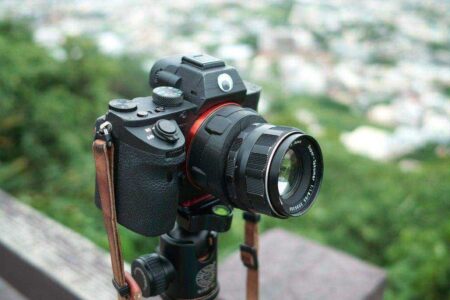 SONY FE / E gövdesi için M42 lens eğme Adaptörü  Aparat