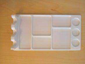 Sulu Boya Paleti / fırça tutucular  Organik Plastikten Aparat