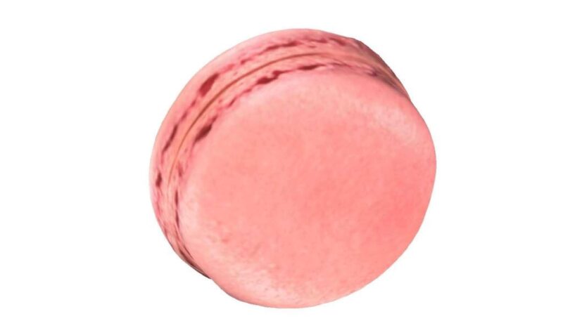 Çilek Macaron Plastik Aparat - Görsel 3