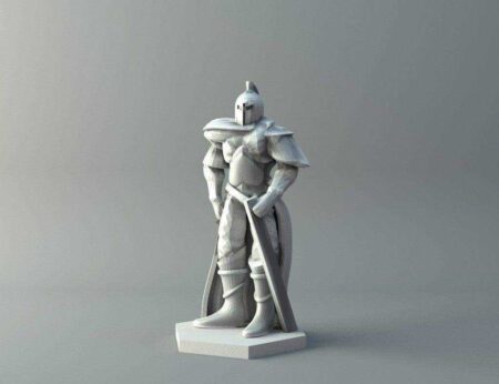 İnsan savaşçı 2 - D&D minyatür Dekoratif Hediyelik Süs Eşyası