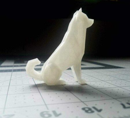 Akita Köpek Organik Plastik Biblo Dekoratif Hediyelik Süs Eşyası