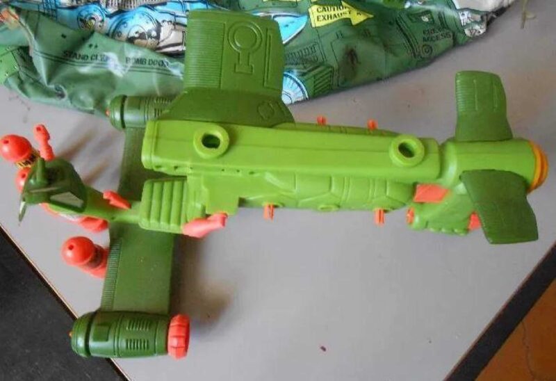 Pièce Dirigeable Tortues Ninja Turtles Blimp Plastik Aparat - Görsel 2