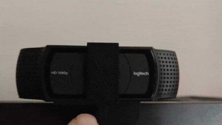 Logitech C920 Webcam Sürgülü Gizlilik Lens Kapağı Plastik Aparat