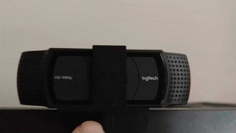 Logitech C920 Webcam Sürgülü Gizlilik Lens Kapağı Plastik Aparat