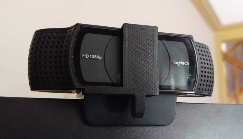 Logitech C920 Webcam Sürgülü Gizlilik Lens Kapağı Plastik Aparat - Görsel 2