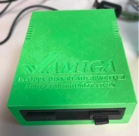 Arduino Amiga Disket Sürücü Okuyucu / Yazar Muhafaza Plastik Aparat