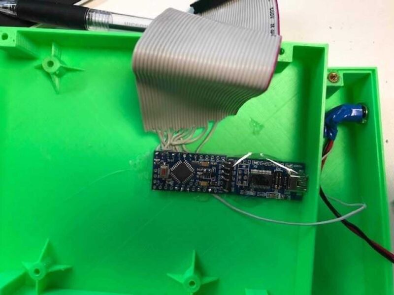 Arduino Amiga Disket Sürücü Okuyucu / Yazar Muhafaza Plastik Aparat - Görsel 3