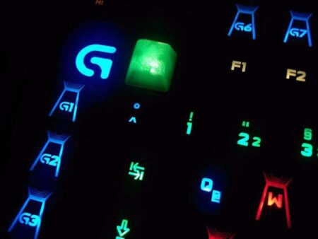 Romer-G Keycaps // Mükemmel Uyum // Logitech Klavyeleri İçin Plastik Aparat