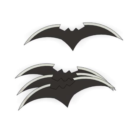 Mezco Yüce Knight Yedek Batarang Plastik Aparat