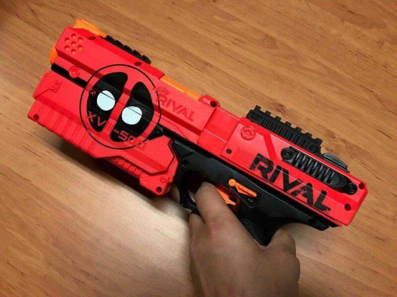 Nerf Deadpool Kronos - Çift Elcik Ataşmanı  Organik Plastikten - Görsel 2
