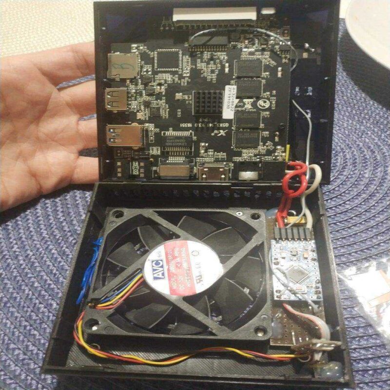 X96 Max İçin Fan Alt Gövdesi Plastik Aparat - Görsel 4