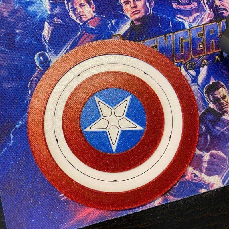 Kaptan Amerika Kalkanı Coaster/A Resim Standı Plastik Aparat