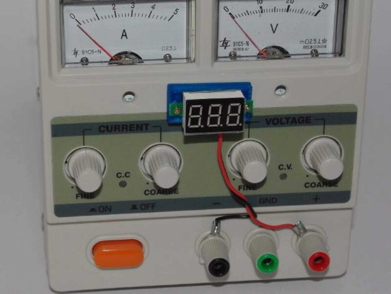 Voltmetre Destek Plakası Plastik Aparat