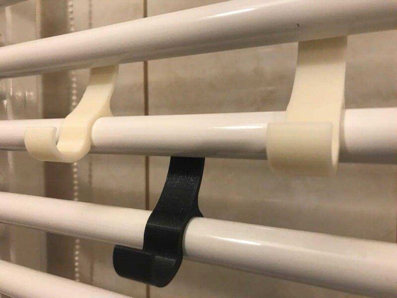 Banyo Radyatör Havlu Kanca 18,2Mm Plastik Aparat