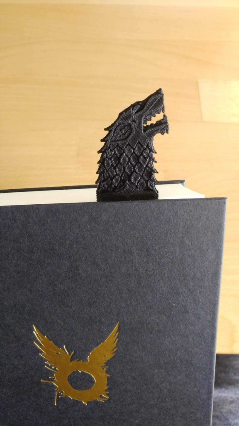 Direwolf Sword Bookmark - Game of Thrones - Kitap Ayracı - Görsel 3