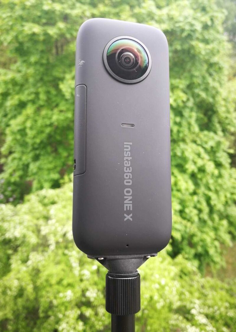 Insta 360 X Montajı (1/4-20, Onarım Kamerası Montajı) Plastik Aparat