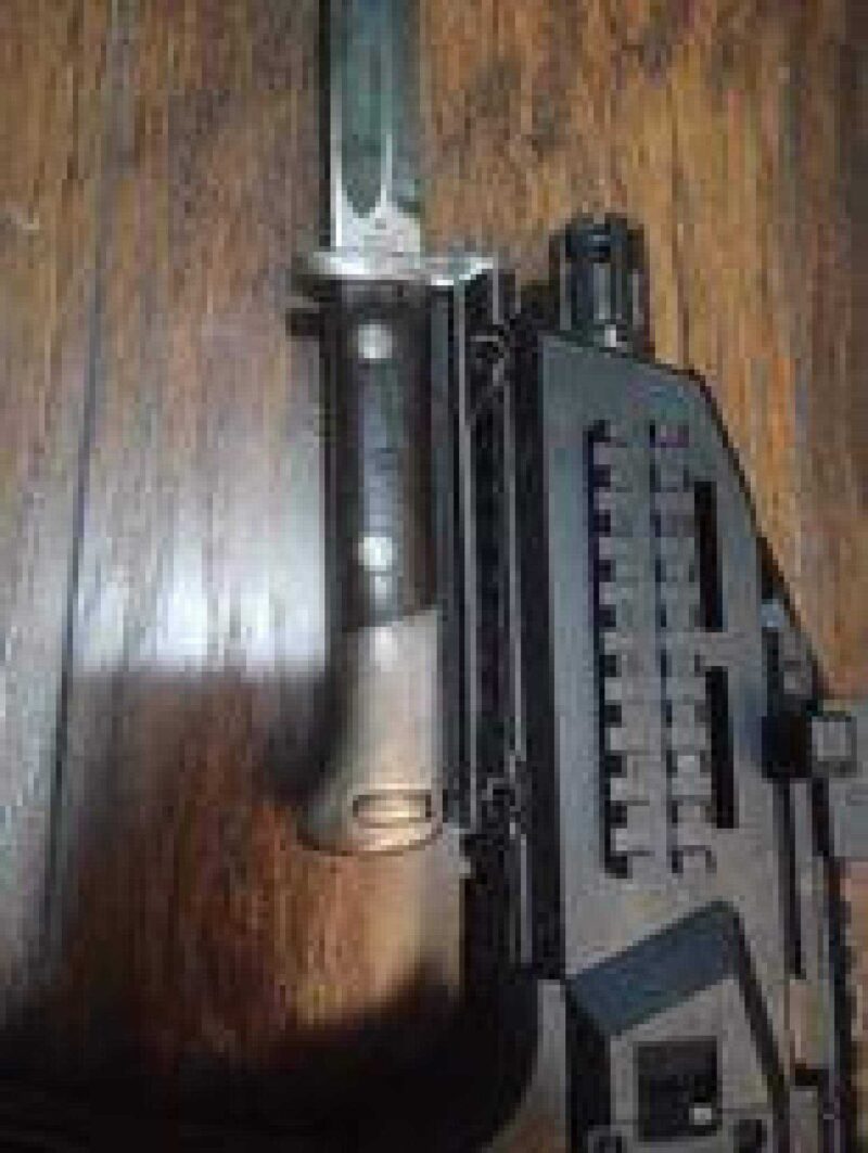 Kar98 Bayonet İçin Picitinny Demiryolu Adaptörü Plastik Aparat - Görsel 2