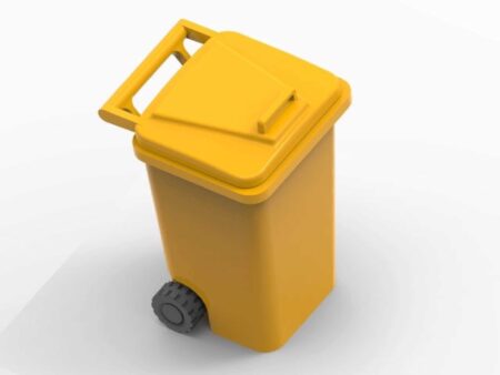 Mini Çöp Kovası Dekoratif Organizer Kalemlik Masa Süsü