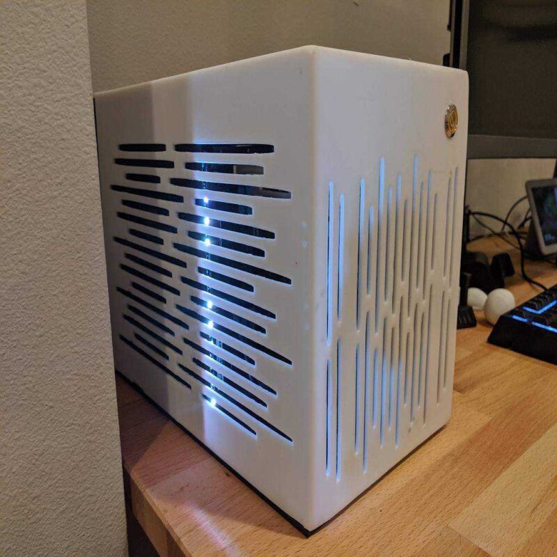 8.3L Ve 11.3L Mini-Itx Sff Pc Kılıfı Plastik Aparat - Görsel 4