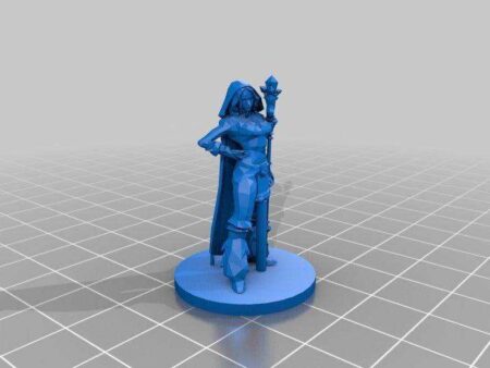 Crystal Maiden, tabanı ile  Organik Plastikten Dekoratif Biblo