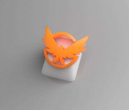 The Division SHD Logosu Organik Plastikten Dekoratif Keycap