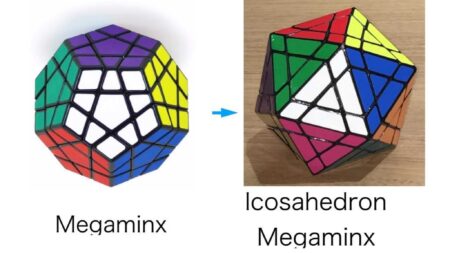 Megaminx Değiştirilen Icosahedron Megaminx Plastik Aparat