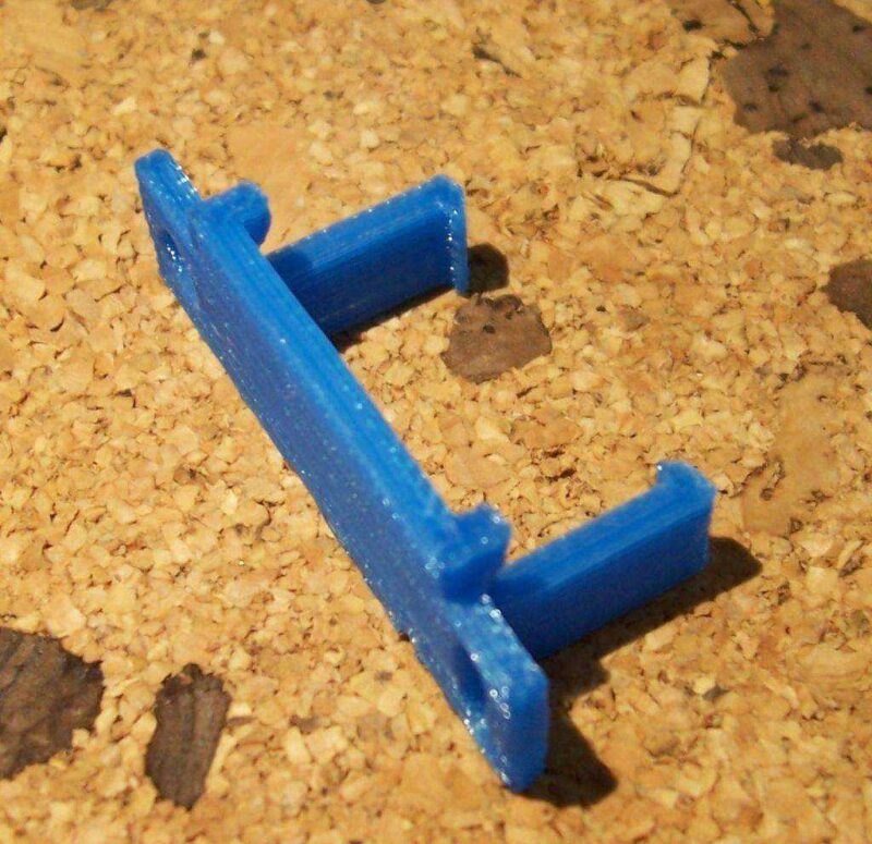 Servo Halter montajlı SG90 klipsi  Organik Plastikten Aparat