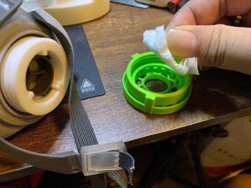 3M Maske Değiştirme Filtresi Plastik Aparat - Görsel 2