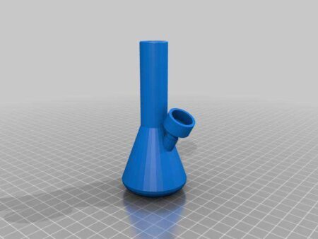 Beaker Şekilli Su Borusu (Bong) Plastik Aparat
