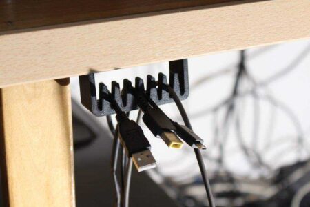 Masa Altı Kablo Sabitleyici Tutucu Organizer Dekoratif Stand