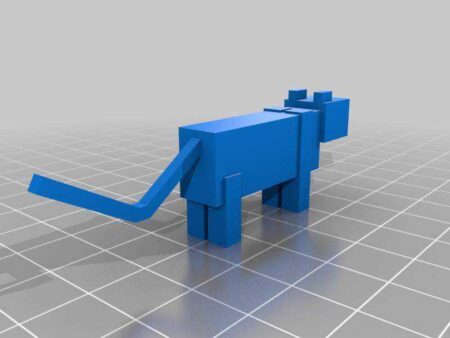 Minecraft Kedi Plastik Aparat
