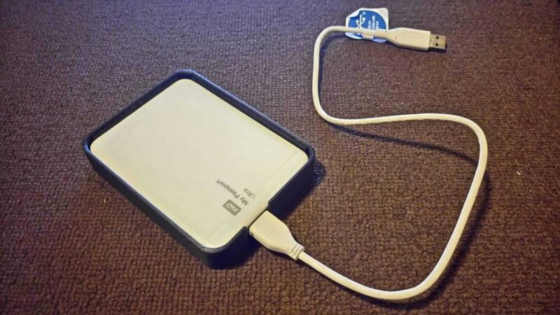 Wd Harici Harddisk My Passport Ultra 1Tb İçin Koruma Kasası Plastik Aparat - Görsel 2