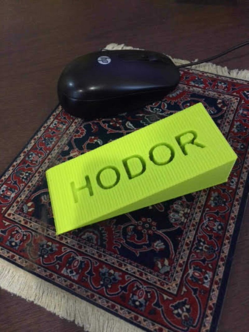 HODOR DOOR STOP Kapı Kapama Çarpma Önleyici Aparat  Tutucu Stoper - Görsel 3
