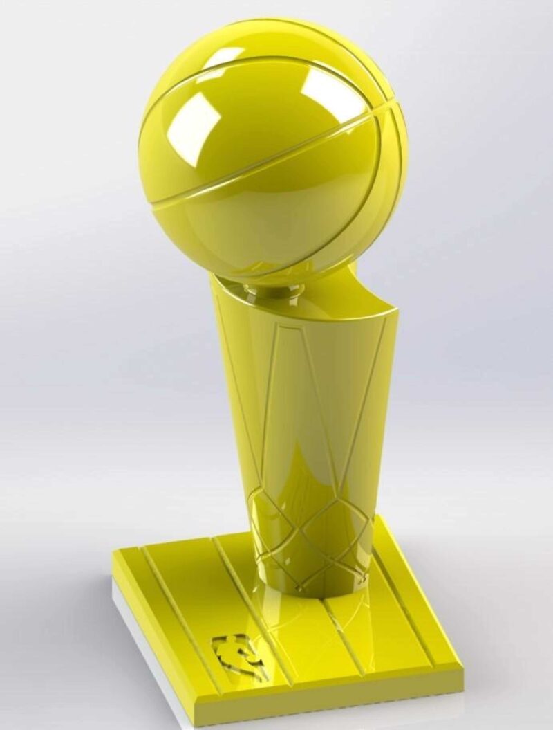 Larry O Brien Nba Şampiyonası Trophy Plastik Aparat - Görsel 2