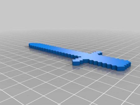 Özelleştirilmiş Minecraft Kılıcı Plastik Aparat