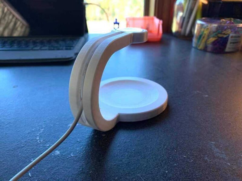 Apple Watch Şarj Standı Masaüstü Saat Tutucu Dekoratif Aksesuar - Görsel 2