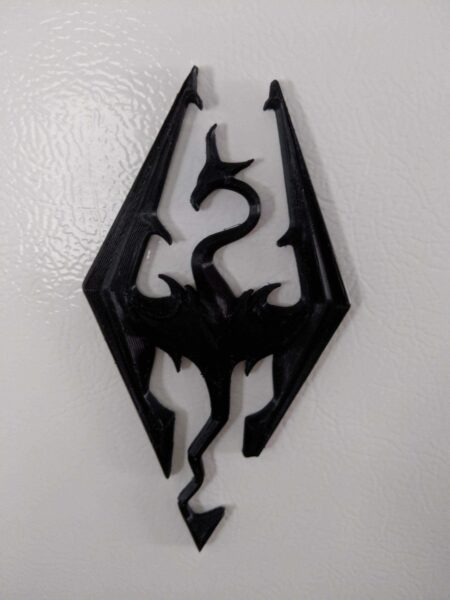 Skyrim Amblemi Biblo Dekoratif Hediyelik Süs Eşyası Maket