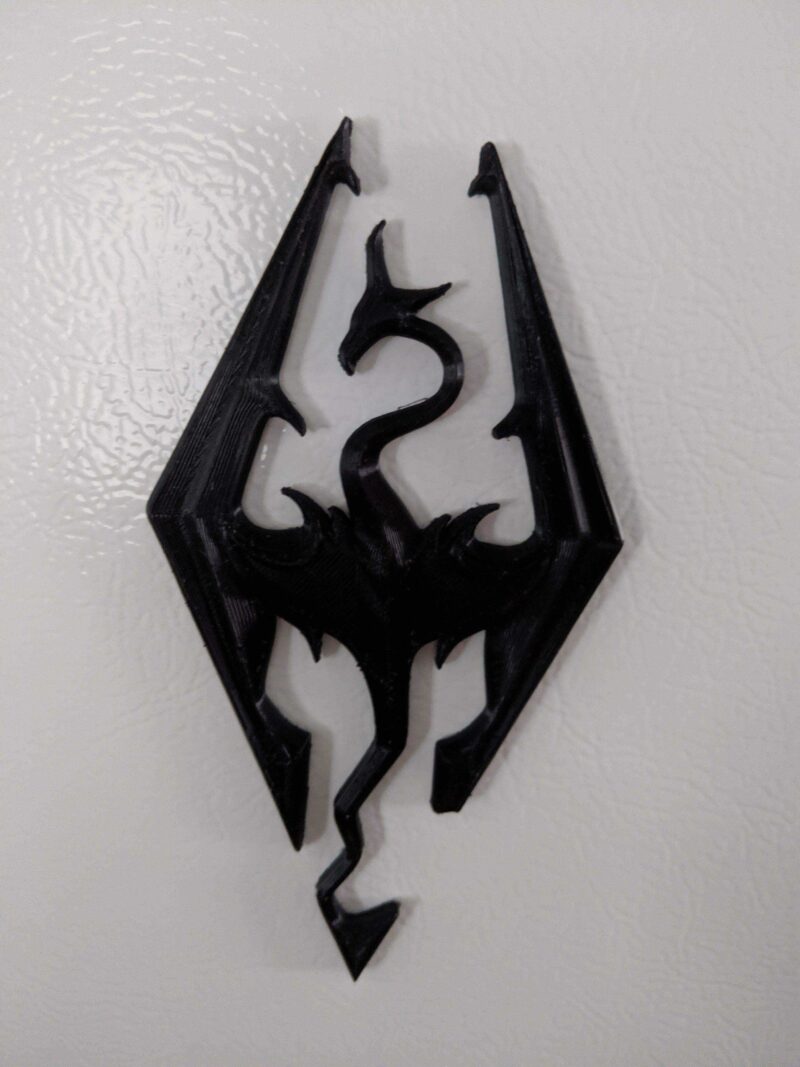 Skyrim Amblemi Biblo Dekoratif Hediyelik Süs Eşyası Maket