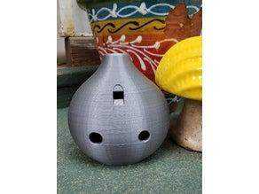 Ocarina Müzik Enstrümanı 6 Delikli Okarina Flüt Ses Aleti