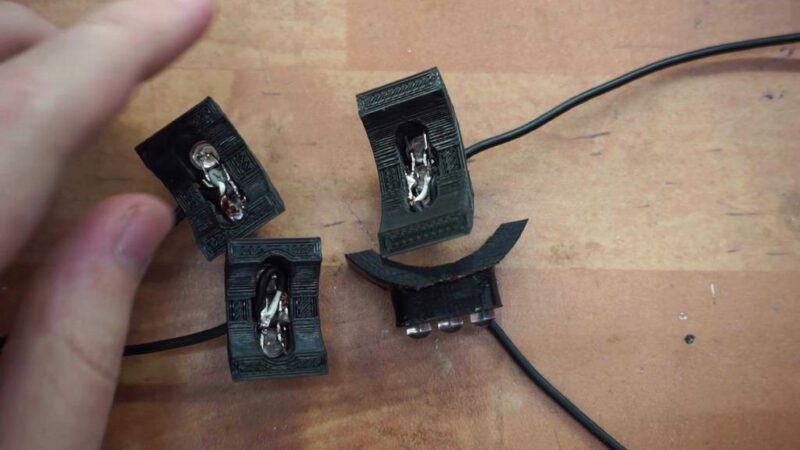 Bisiklet Işığı İçin Led Tutucu Plastik Aparat - Görsel 2