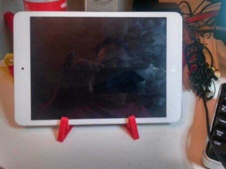 Basit iPad Standı Masaüstü Telefon Tablet Tutucu Ofis Mutfak
