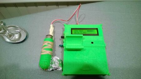 Geiger Counter Case Plastik Aparat