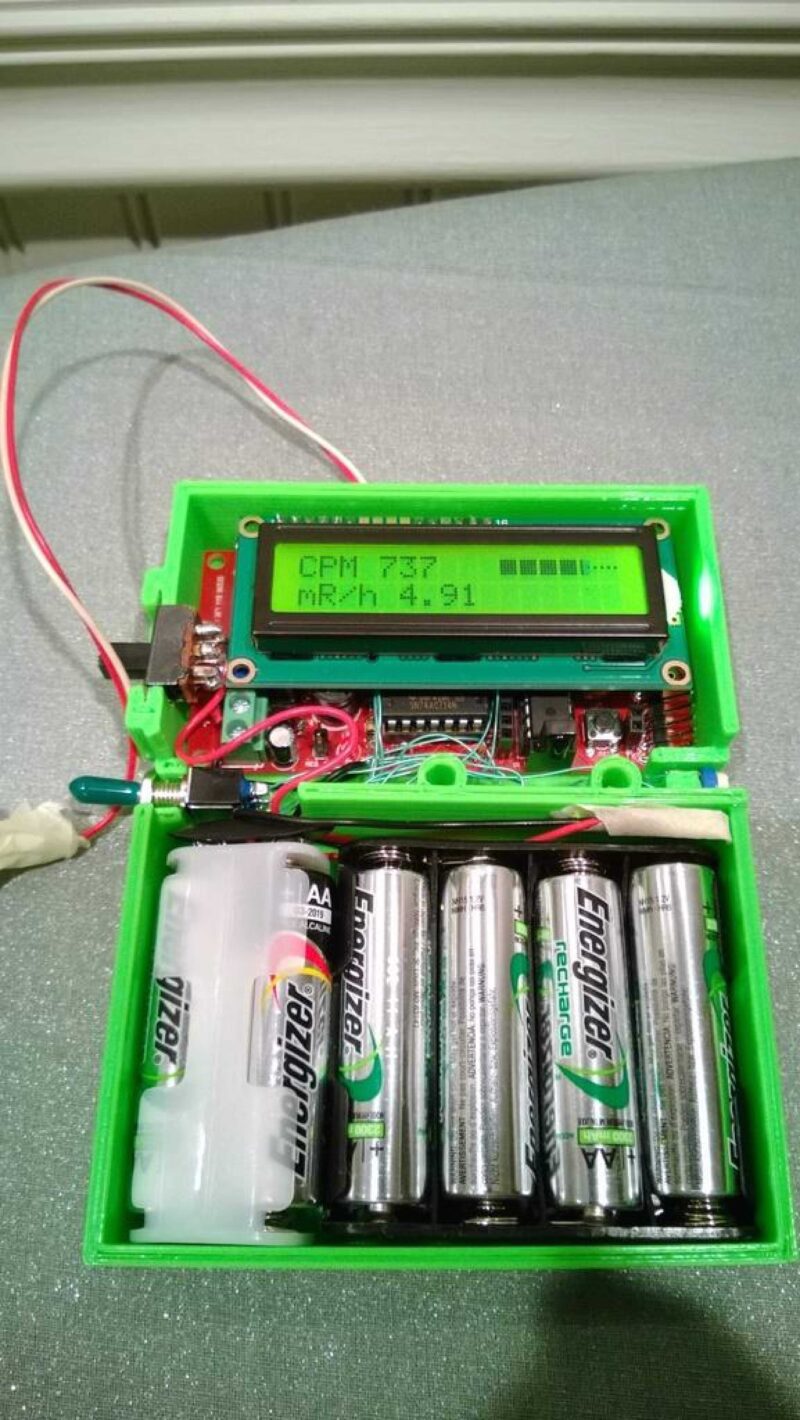 Geiger Counter Case Plastik Aparat - Görsel 2