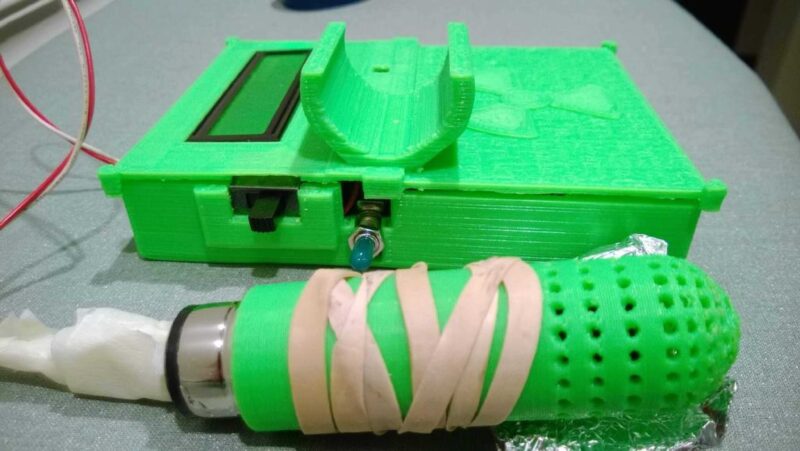 Geiger Counter Case Plastik Aparat - Görsel 3