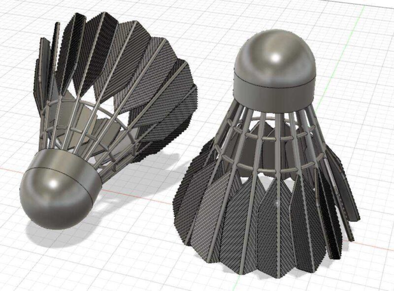 Badminton Servisicock Plastik Aparat