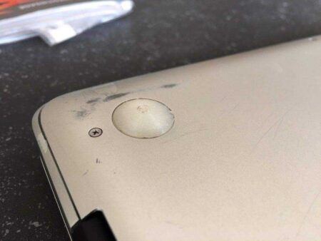 MAC BOOK PRO için koruyucu ayak (destek) Organik Plastikten