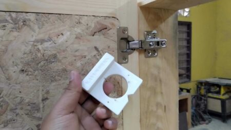 Euro Tarzı Dolap Menteşesi İçin Kayuworks Menteşe Jig Plastik Aparat