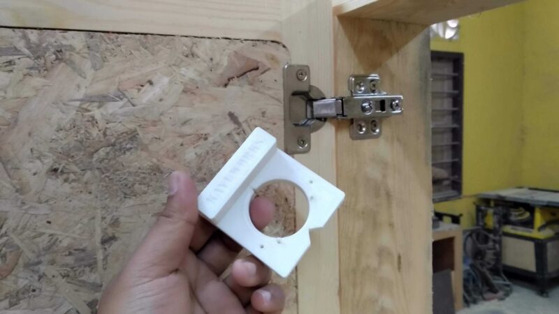 Euro Tarzı Dolap Menteşesi İçin Kayuworks Menteşe Jig Plastik Aparat
