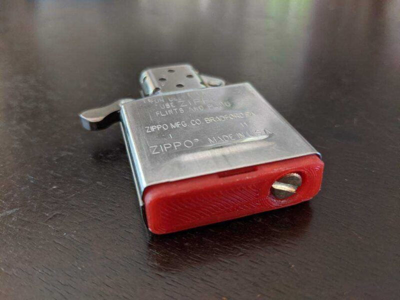 Zippo Depolama Bölmesi Plastik Aparat - Görsel 2