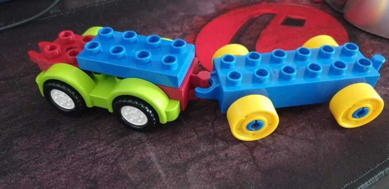 Lego Duplo Tren Kuplörleri Plastik Aparat - Görsel 3